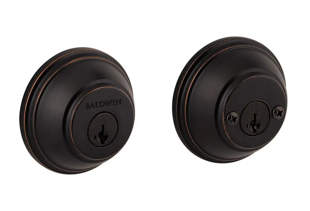 Baldwin 385RDB11PS Round Double Cylinder Deadbolt