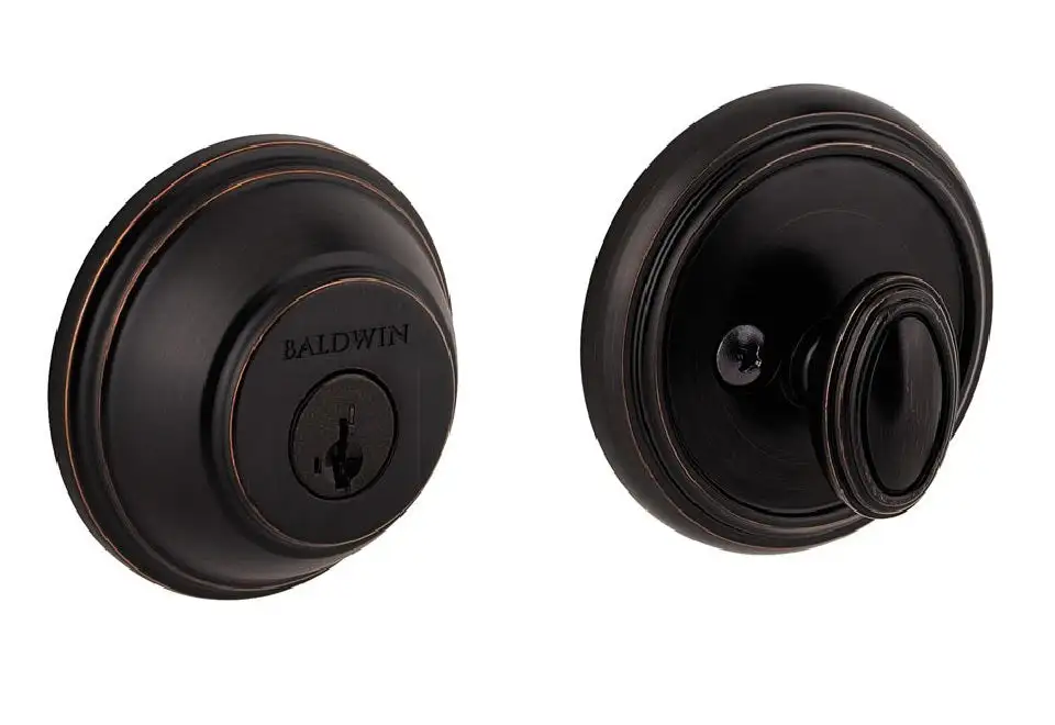 Baldwin 380RDB11PS Round Single Cylinder Deadbolt