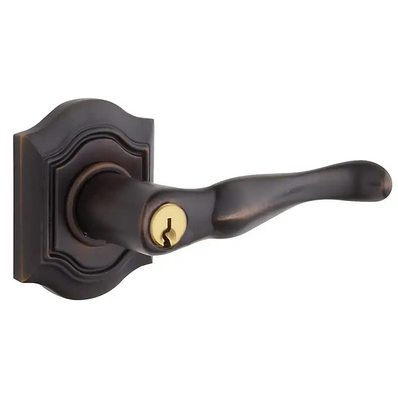 Baldwin 5237112RENT Bethpage Keyed Entry Door Lever