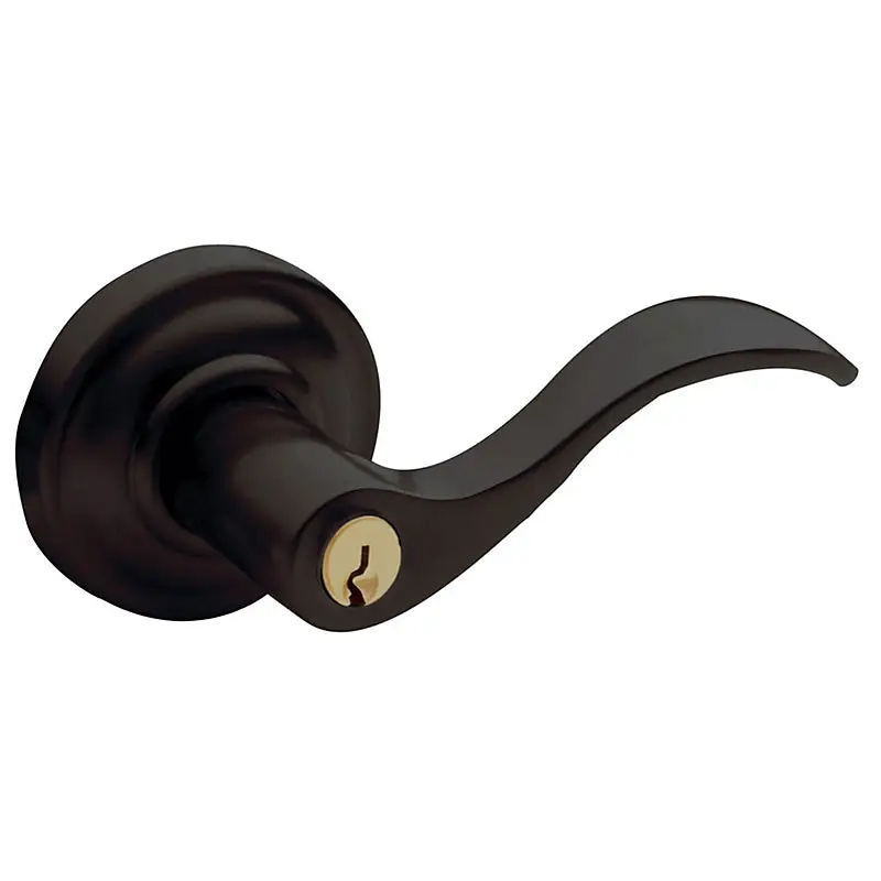 Baldwin 5255102RENT Wave Keyed Entry Door Lever