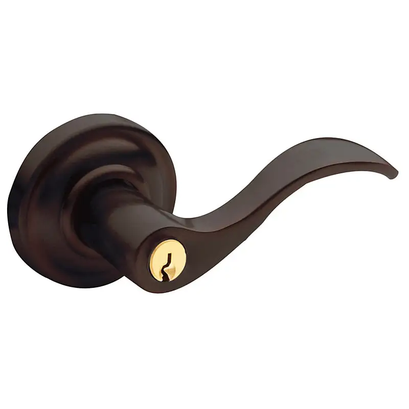 Baldwin 5255112RENT Wave Keyed Entry Door Lever