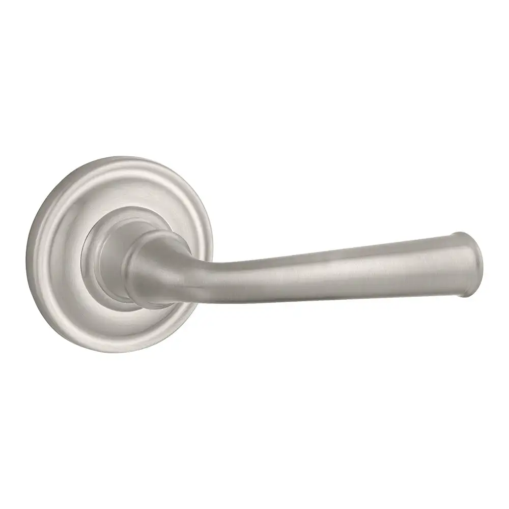 Baldwin Reserve Federal Bed/Bath Door Lever with Traditional Round Rose