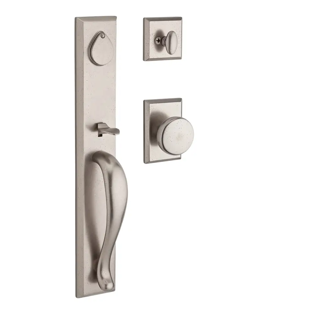 Baldwin Reserve Longview Rustic Knob Door Handleset