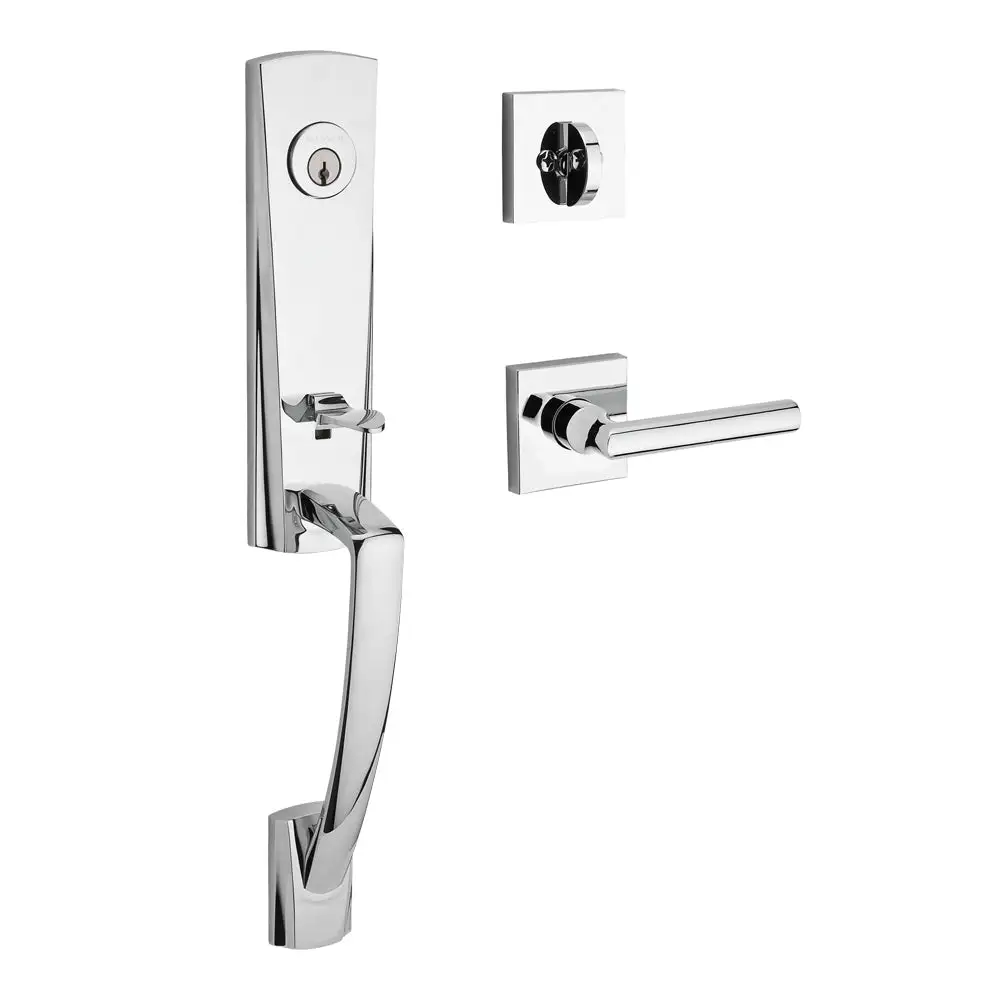 Baldwin Reserve Miami Tube Lever Door Handleset