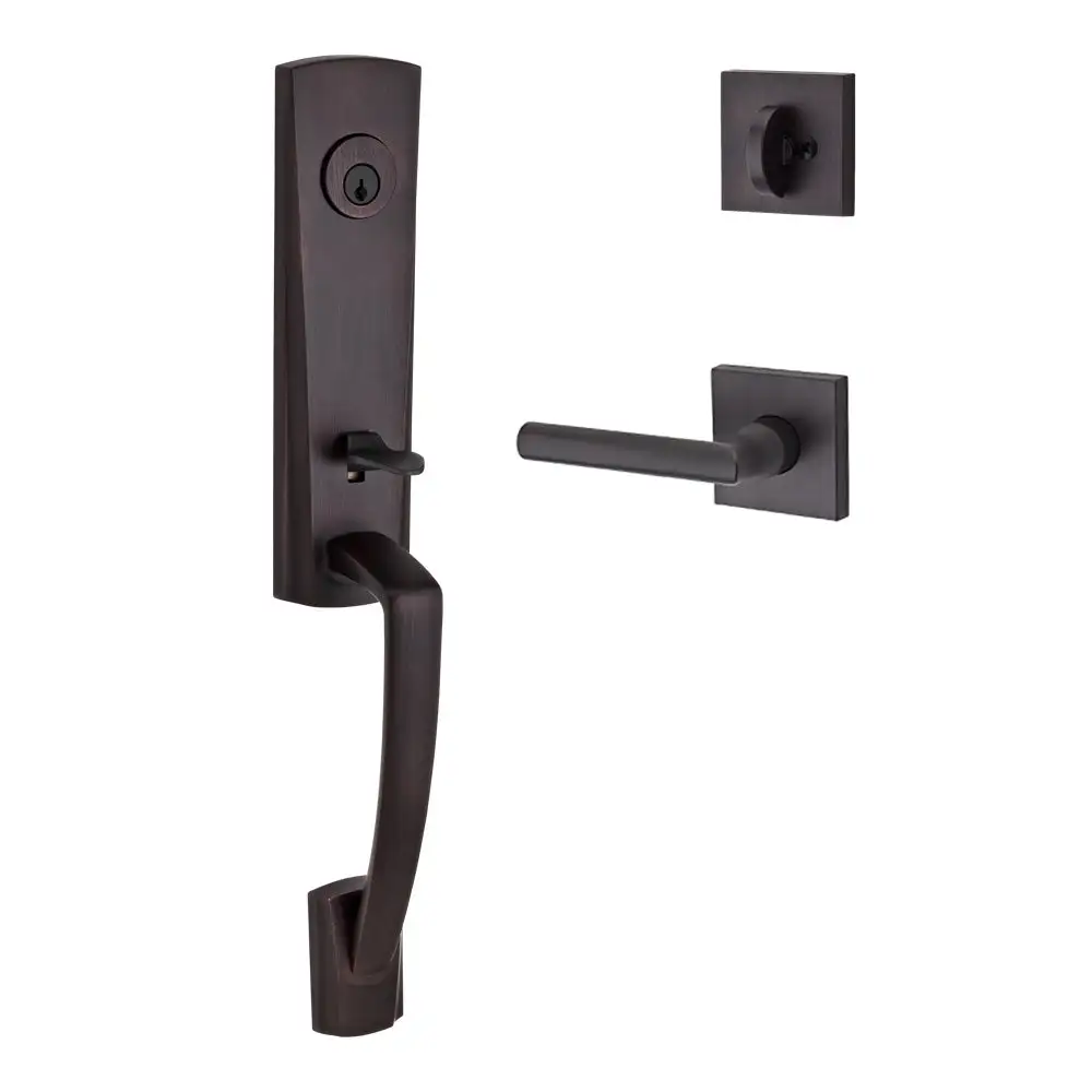 Baldwin Reserve Miami Tube Lever Door Handleset