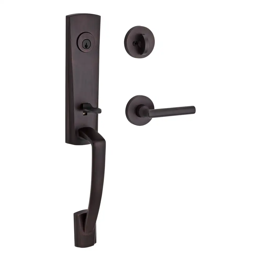 Baldwin Reserve Miami Tube Lever Door Handleset