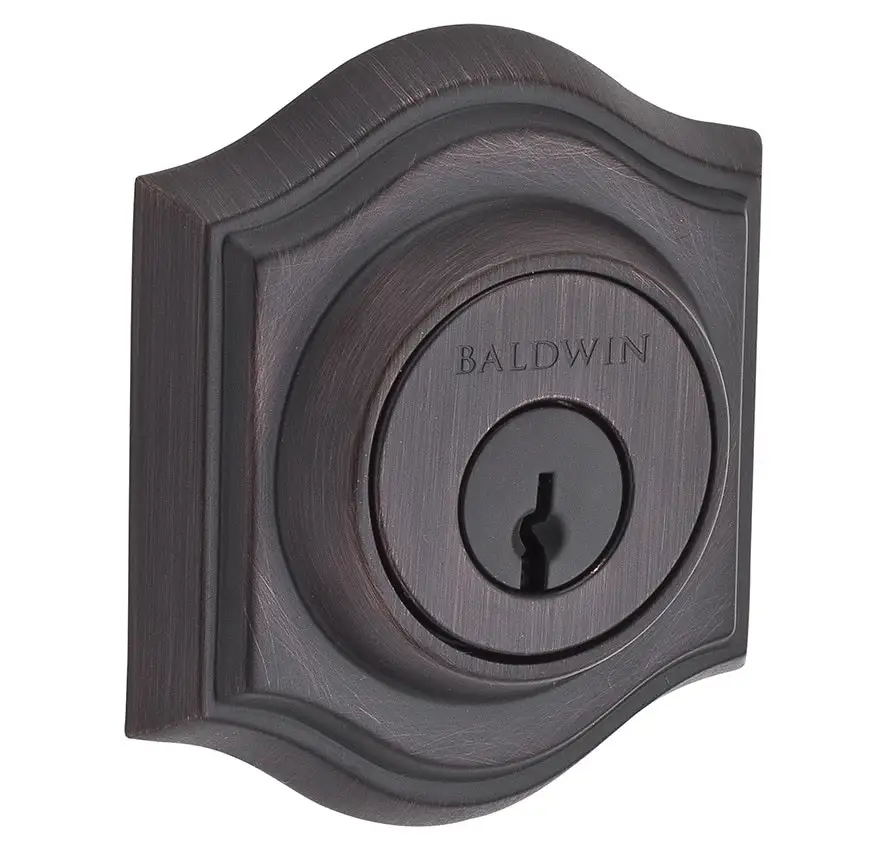 Baldwin SCTAD112 Traditional Arch Single Cylinder Deadbolt