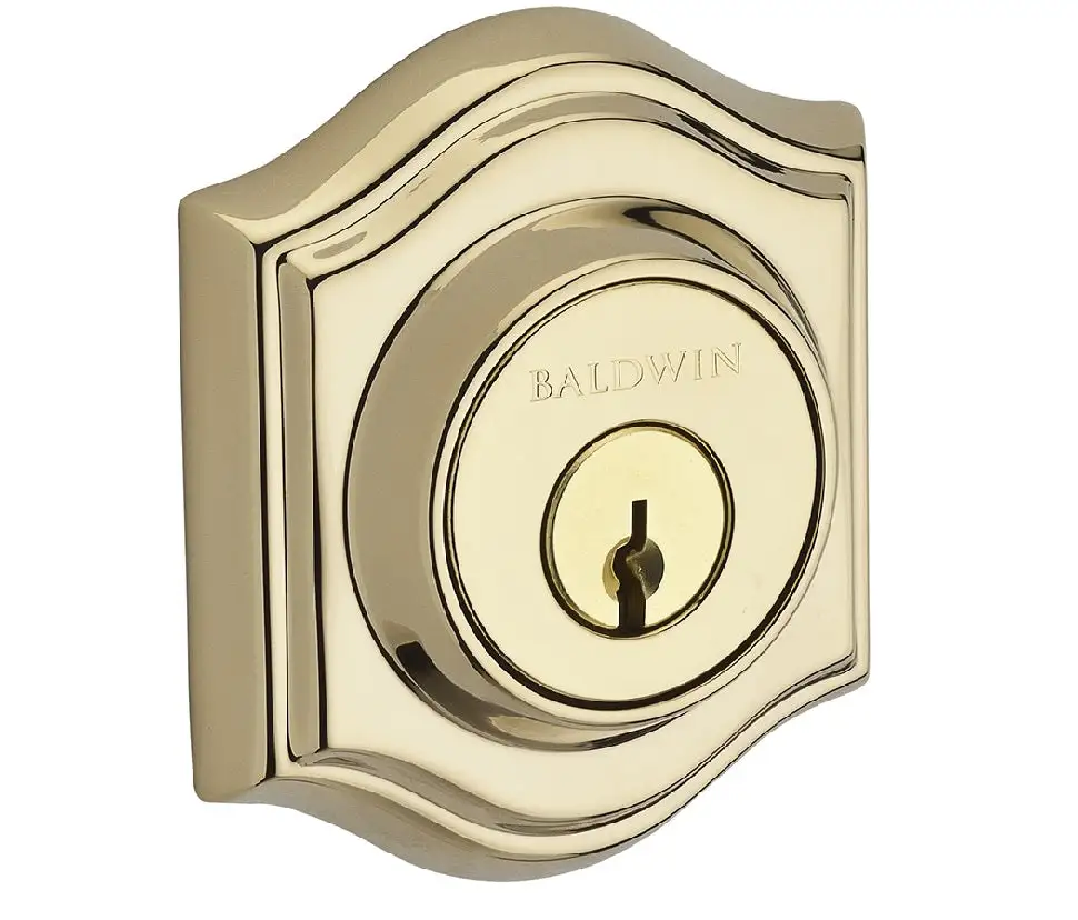 Baldwin SCTAD003 Traditional Arch Single Cylinder Deadbolt