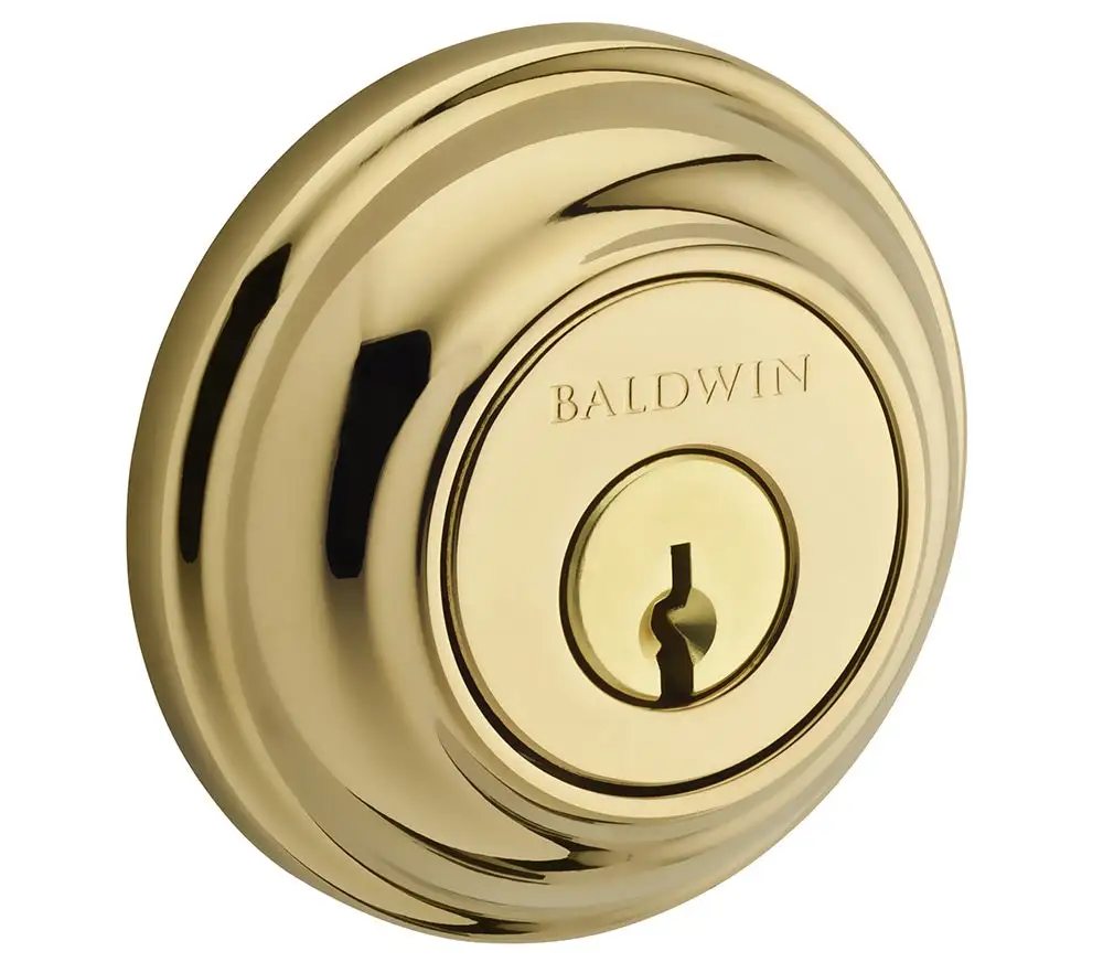 Baldwin SCTRD003 Traditional Round Single Cylinder Deadbolt