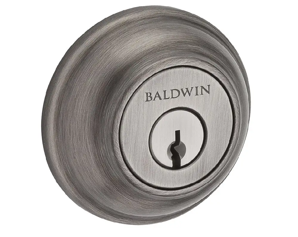 Baldwin SCTRD152 Traditional Round Single Cylinder Deadbolt