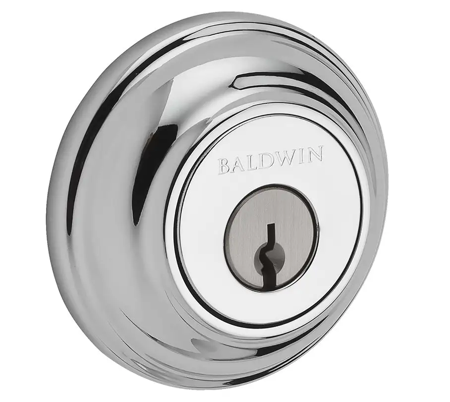 Baldwin SCTRD260 Traditional Round Single Cylinder Deadbolt