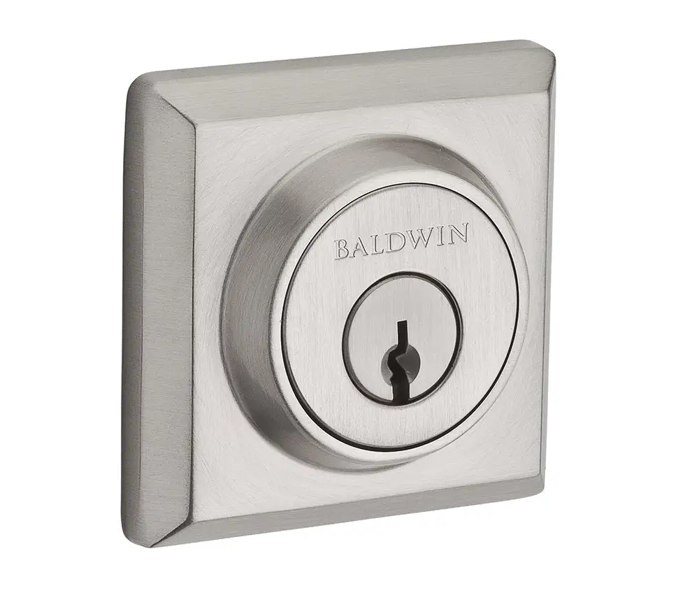 Baldwin SCTSD150 Traditional Square Single Cylinder Deadbolt