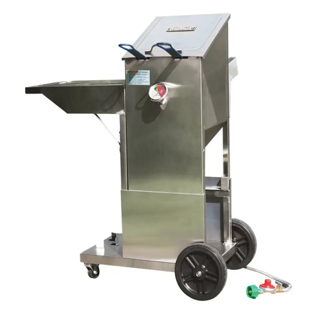 Barbour 700-704 Stainless Fryer with Cart