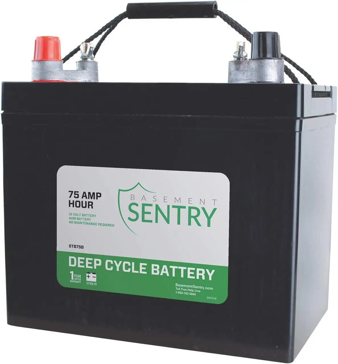 Basement Sentry STB75B Deep Cycle Battery