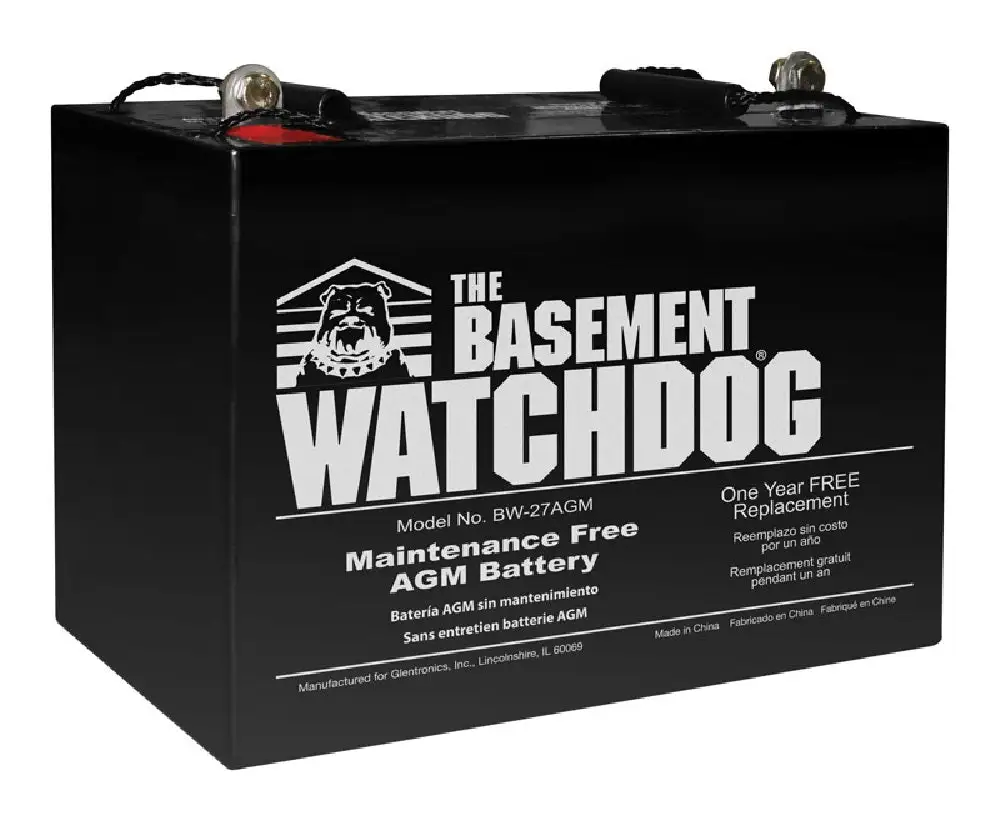 Basement Watchdog BW-27AGM Maintenance Free (AGM) Standby Battery