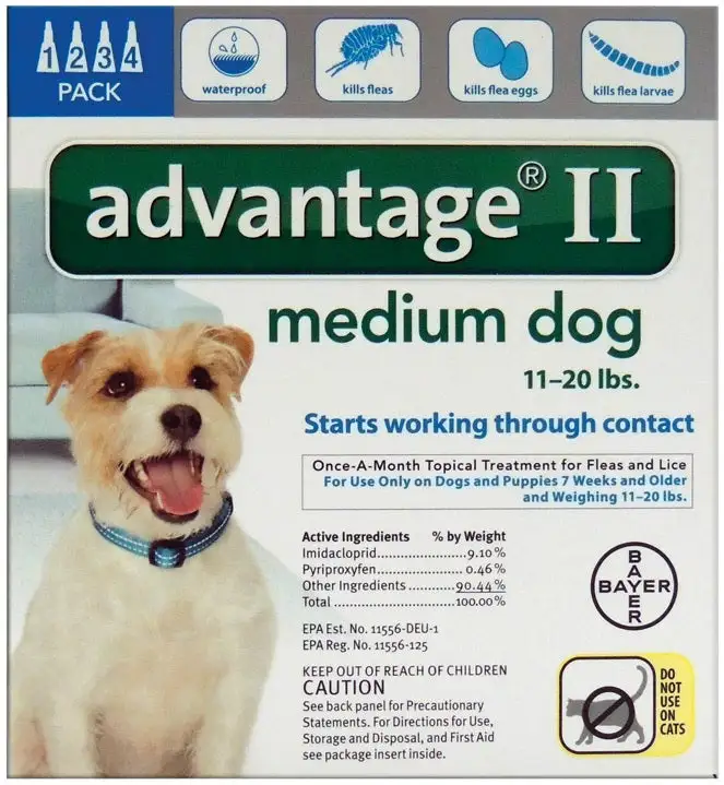 Bayer 81520267-ATD Advantage II Flea & Tick Drops