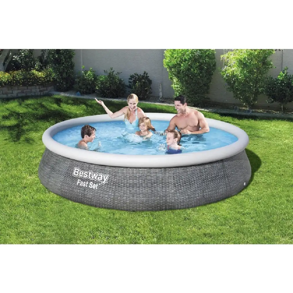 Bestway 57375E Fast Set Round Above Ground Pool