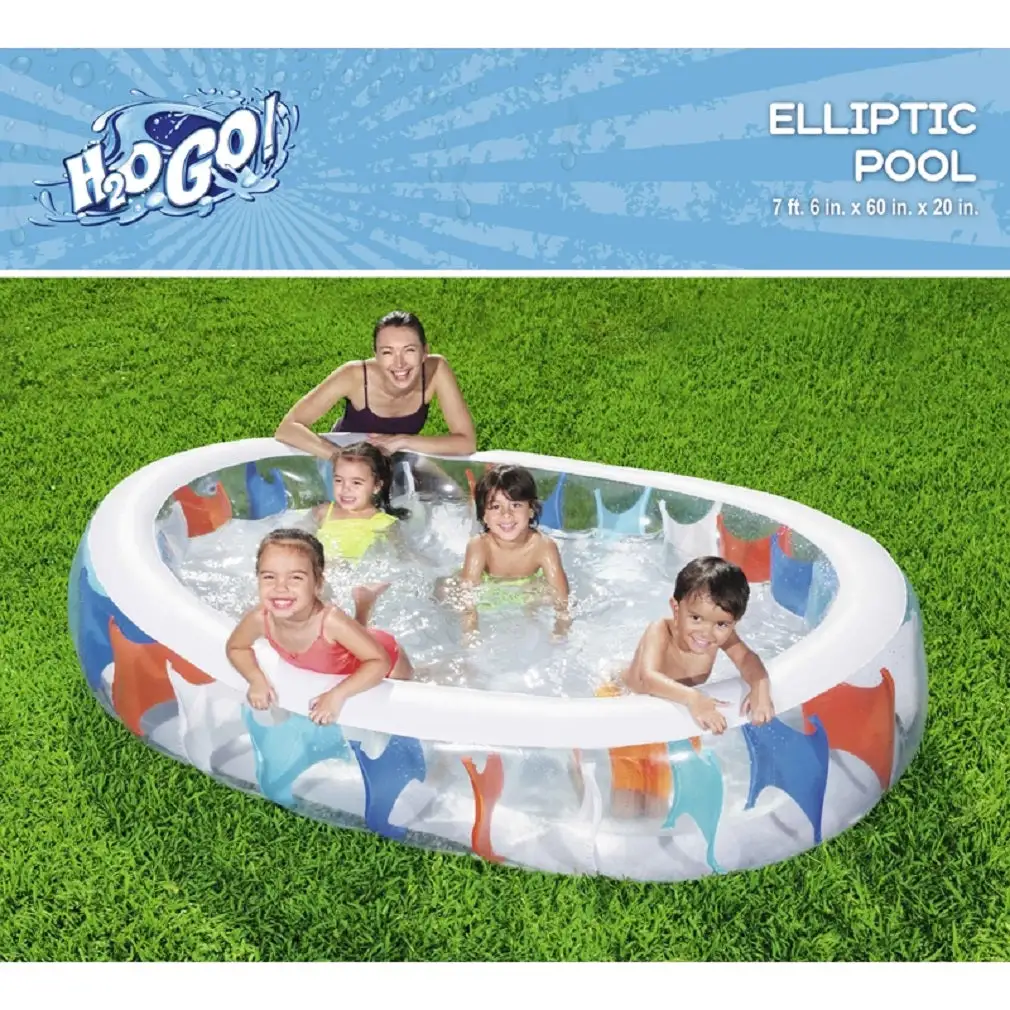 Bestway 54066E H2OGO! Elliptic Rectangular Inflatable Pool