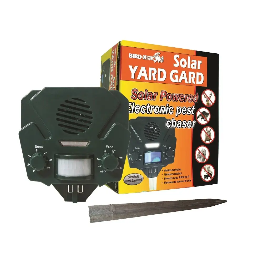 Bird-X YG-SOLAR Solar Yard Gard Sonic Pest Repeller