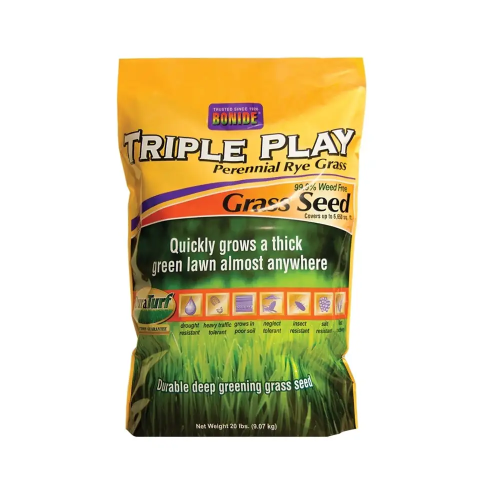 Bonide 60277 Triple Play Rye Grass Seed