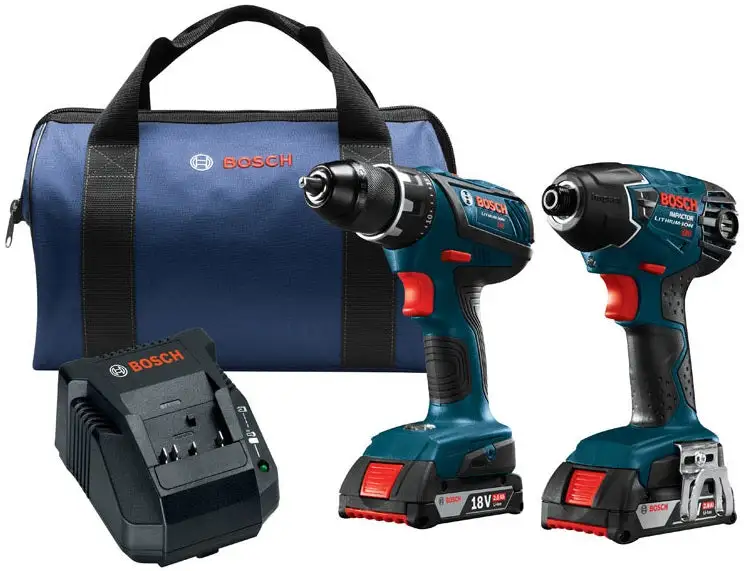 Bosch CLPK232A-181 Cordless Drill Driver/Impact Driver Combo Kit