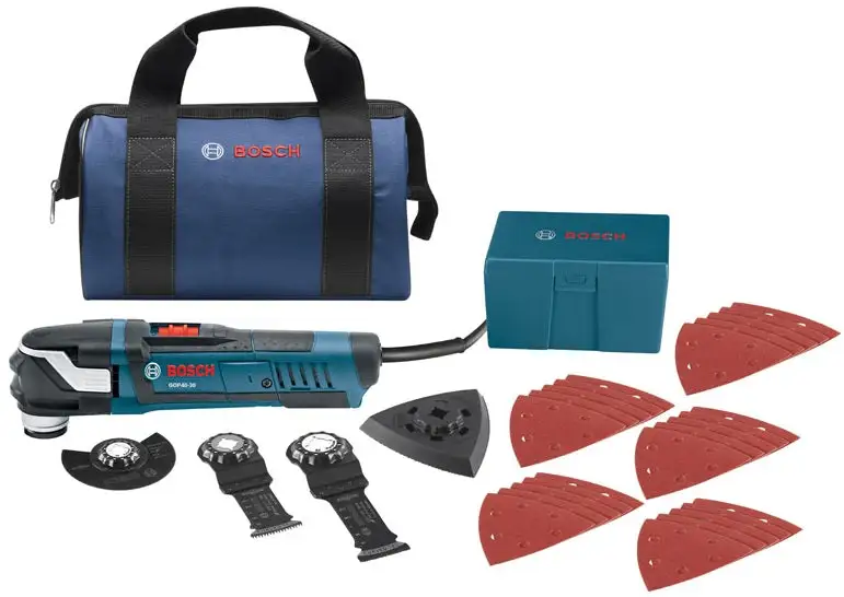 Bosch GOP40-30B2 Starlock Plus Corded Oscillating Multi-Tool Kit