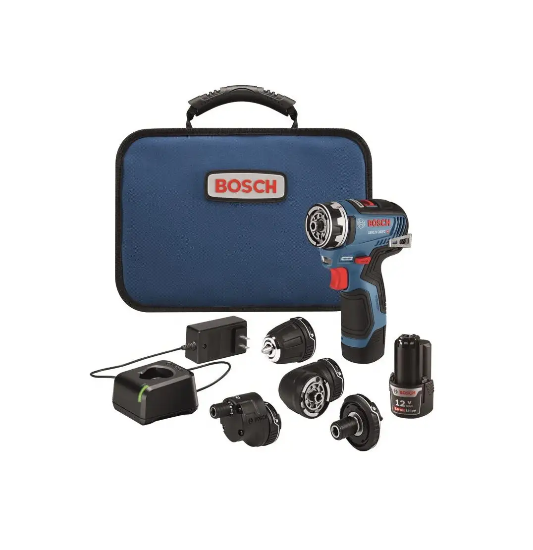 Bosch GSR12V-300FCB22 Chameleon Cordless 5-In-1 Drill