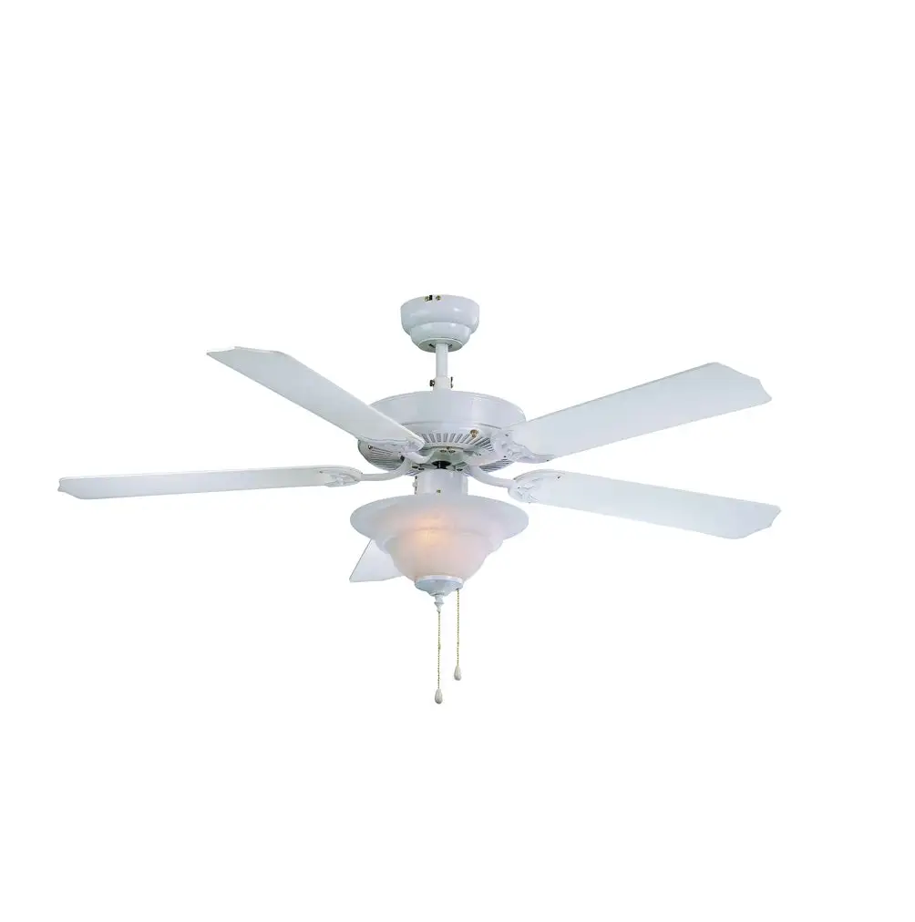 Boston Harbor CF-B552+1F242WH Ceiling Fan with 1 Dome Light