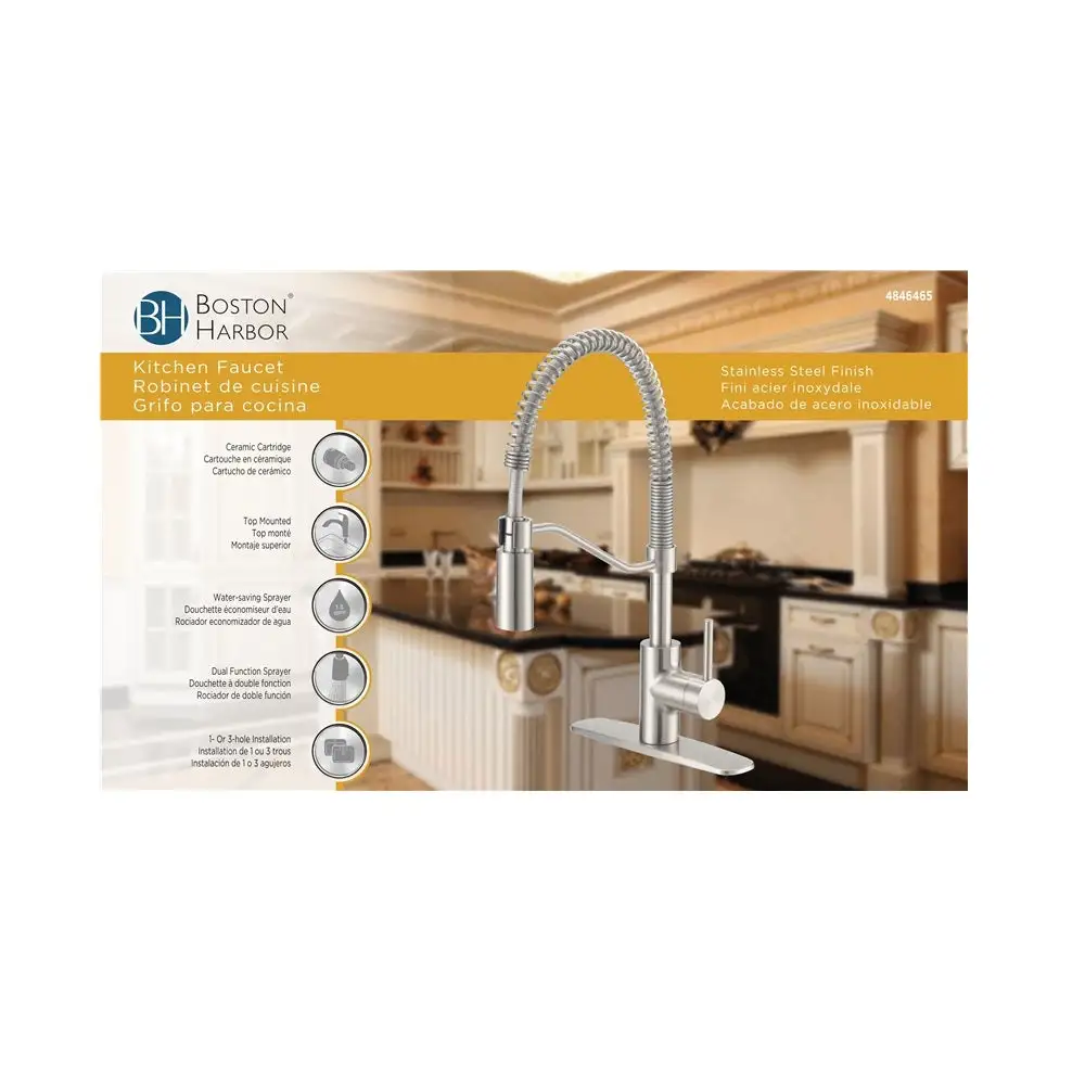 Boston Harbor FP4A0096NP Pull-Down Kitchen Faucet