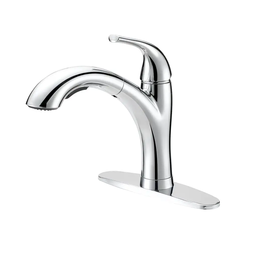 Boston Harbor TOBI21040009CP Single Handle Pull-Out Kitchen Faucet