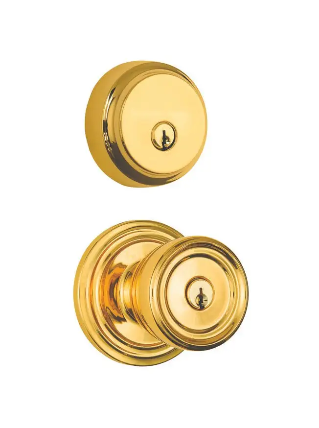 Brinks 23085-105 Barrett Keyed Entry Door Knob & Deadbolt