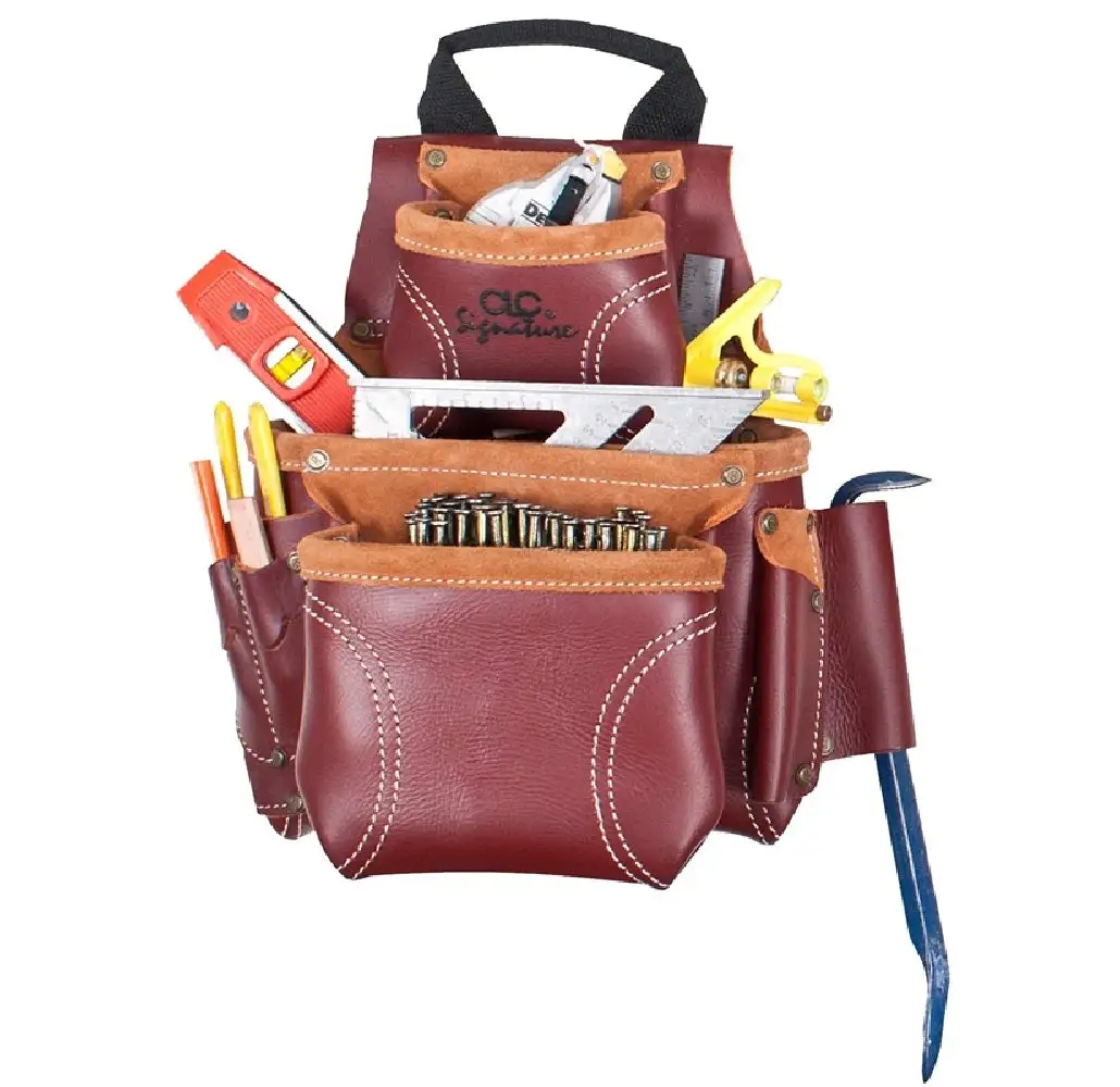 CLC 21685 Heavy Duty Tool And Nail Leather Bag