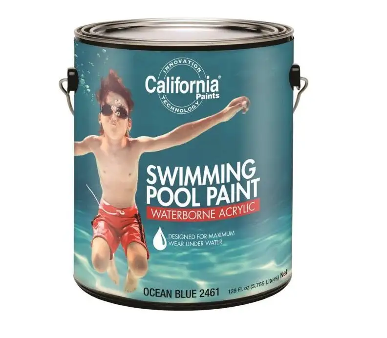 California Paints F24039-1 FixAll Waterborne Acrylic Swimming Pool Paint