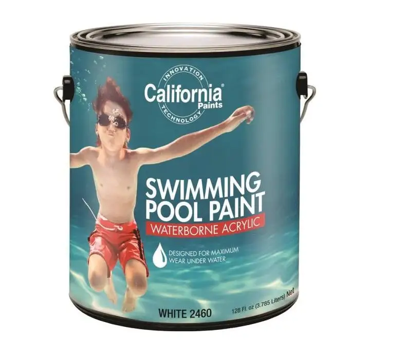 California Paints F24000-1 FixAll Waterborne Acrylic Swimming Pool Paint