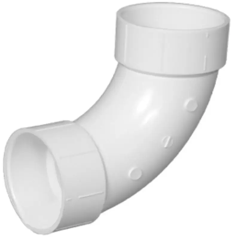 Charlotte Pipe & Foundry PVC 00304 1400 Schedule 40 PVC Bend Elbow