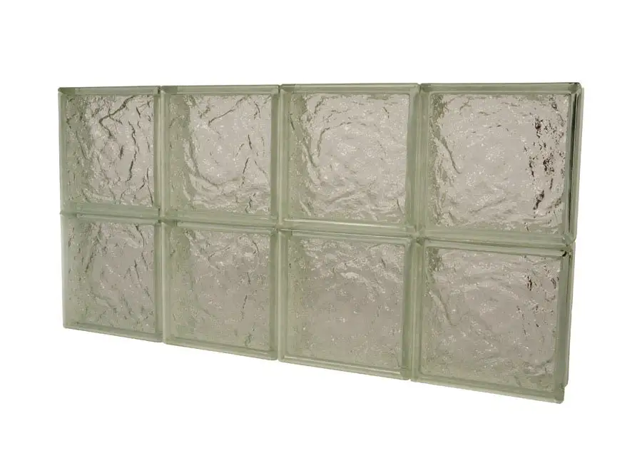 Clear Choice CCP32X16SICE Ice Glass Block Panel