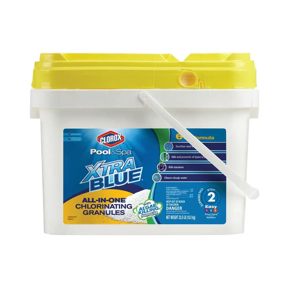 Clorox 24022CLX Pool & Spa Xtra Blue Chlorinating Granule