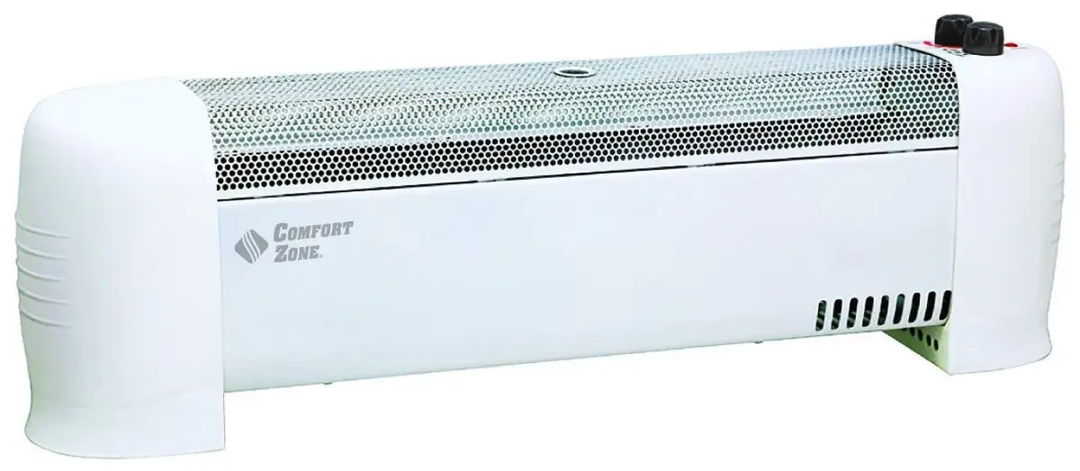 Comfort Zone CZ600 Convection Baseboard Silent Operation Heater