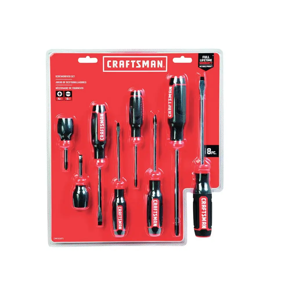 Craftsman CMHT65075 Phillips/Slotted Multi-Bit Screwdriver Set