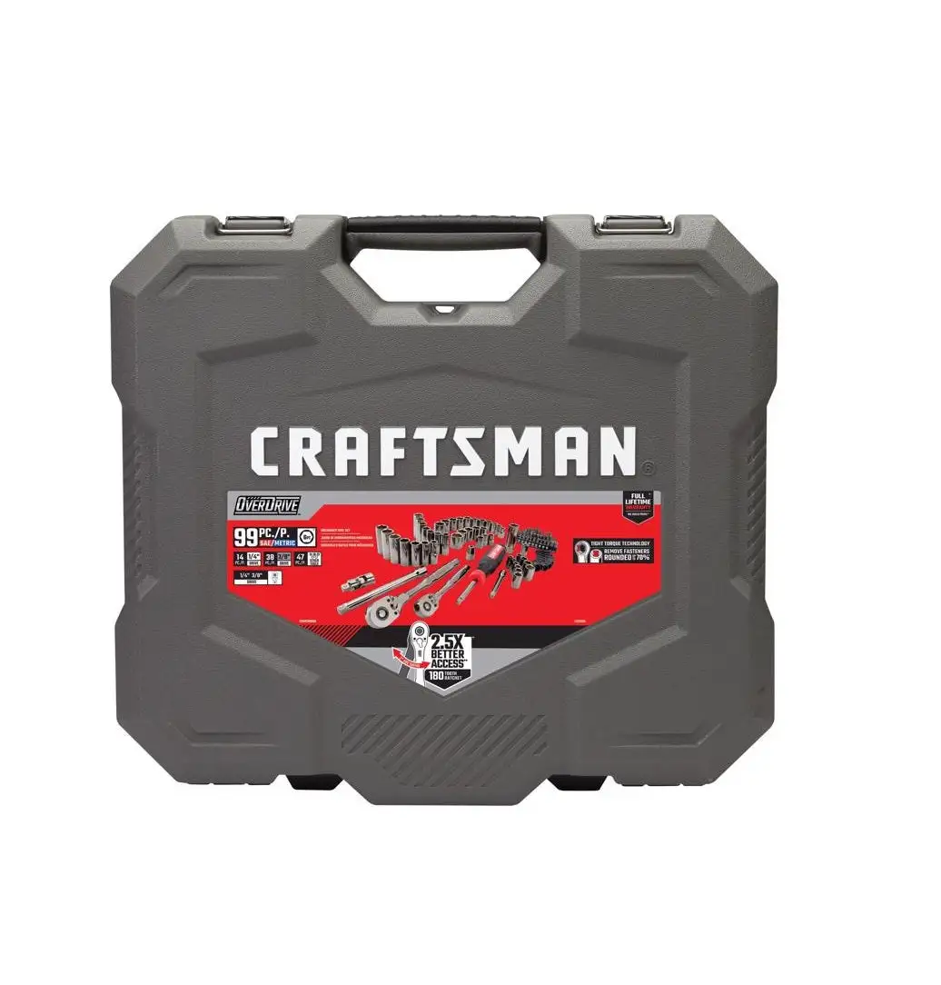 Craftsman CMMT99099 Overdrive Metric/SAE Mechanic's Tool Set