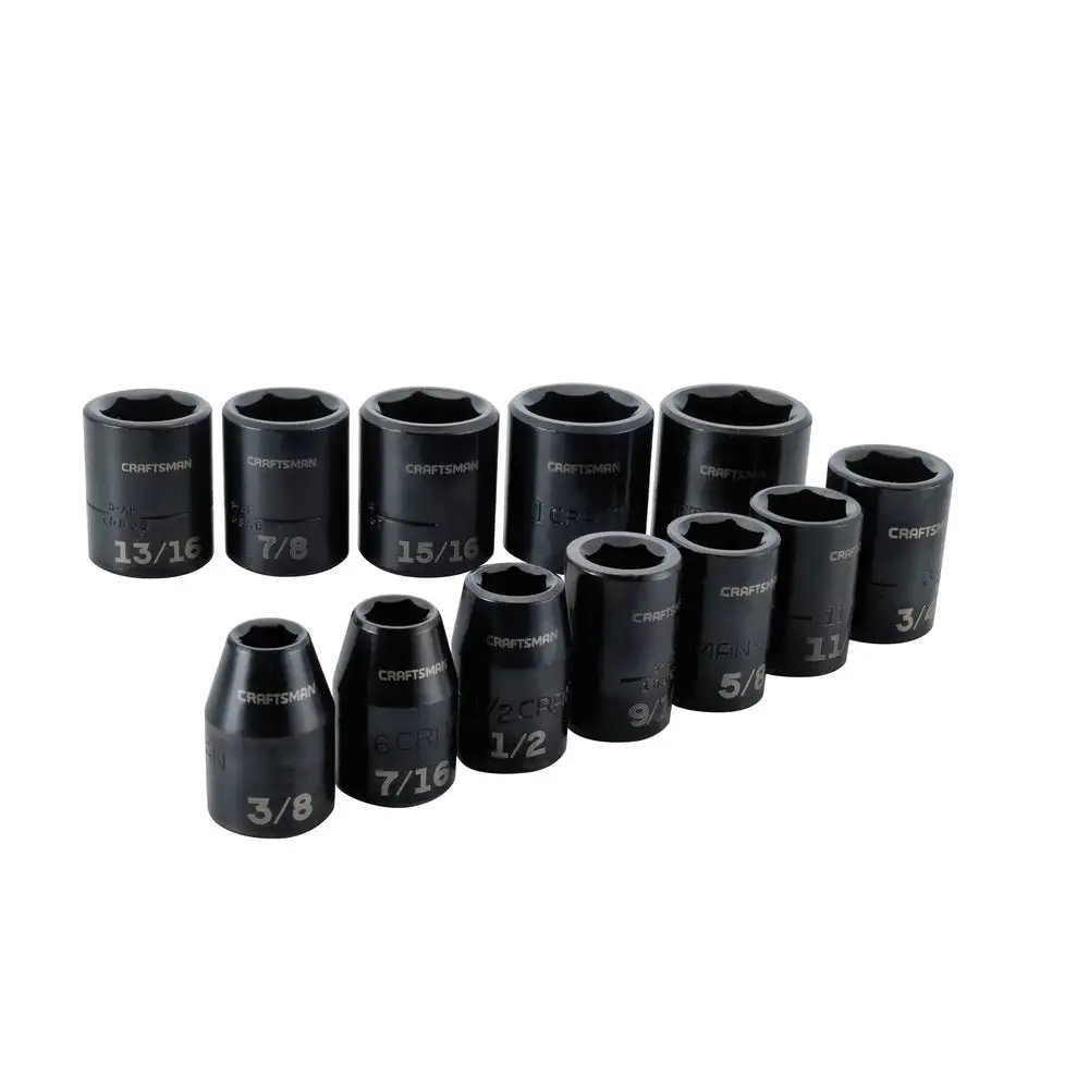 Craftsman CMMT15884 SAE Standard Impact Socket Set