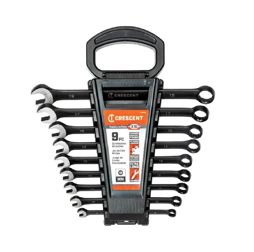 Crescent CCWS9BM X10 Combination Wrench Set