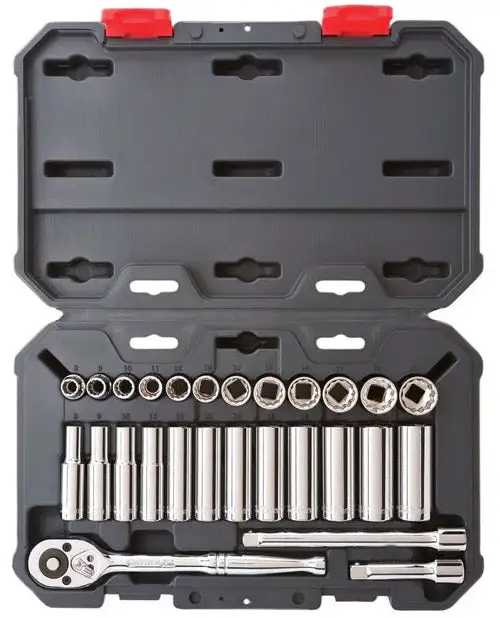 Crescent CSWS9N Metric Socket Wrench Set