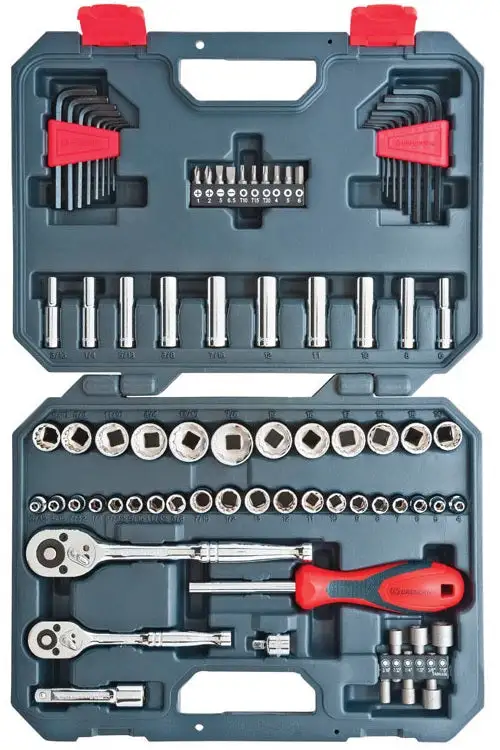 Crescent CTK84CMPN SAE & Metric Socket Wrench Set