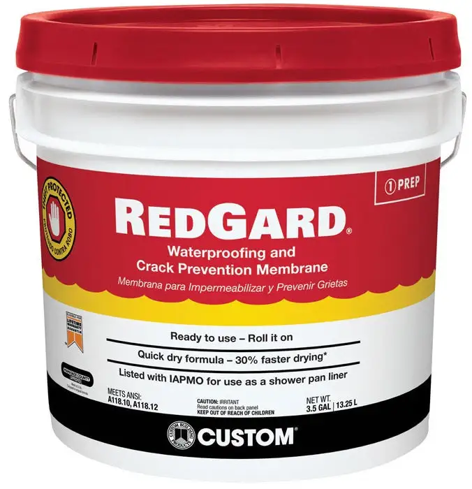 Custom Building Products LQWAF3 RedGard Waterproofing & Crack Prevention