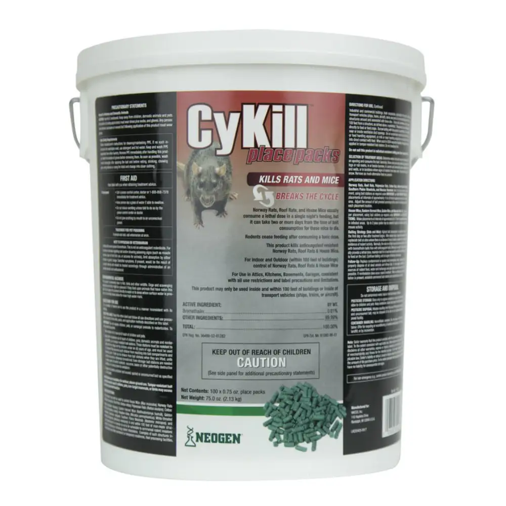 Neogen 112837 CyKill Bait Packs For Mice and Rats