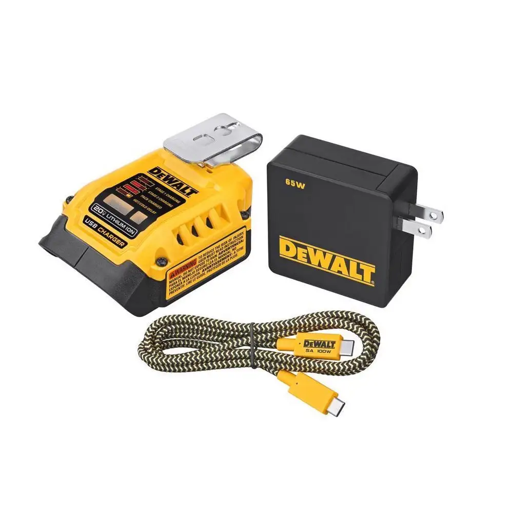 DeWalt DCB094K 20V MAX Lithium-Ion USB Charging Kit