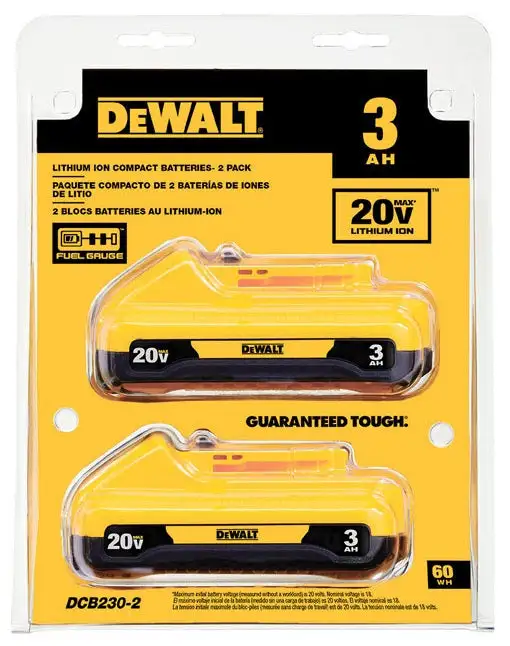 DeWalt DCB230-2 Lithium-Ion Compact Battery