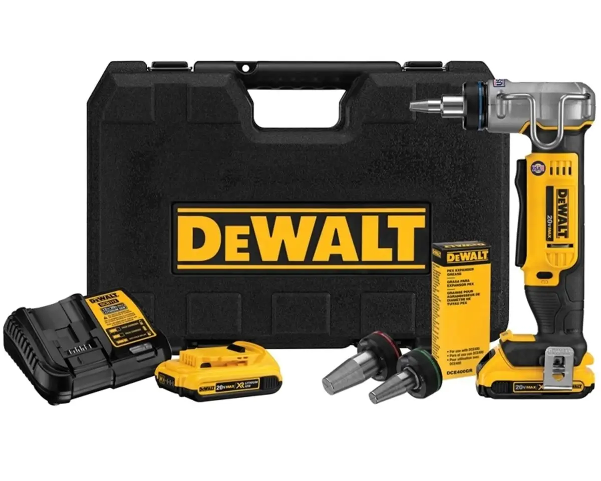 DeWalt DCE400D2 Cordless PEX Expander Kit