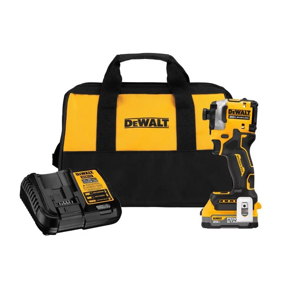 DeWalt DCF850E1 Powerstack Cordless 3-Speed Impact Driver Kit